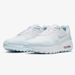 Nike Women’s Air Max 1 Golf Shoes 'White Topaz Mist' Size 10